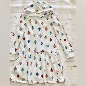 Hanna Andersson long-sleeve Hooded flower Dress